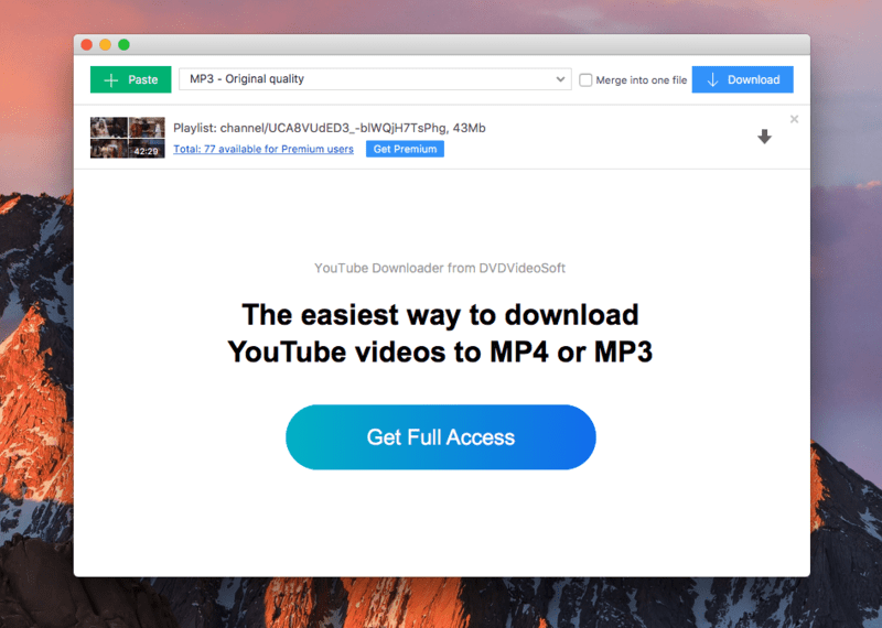 convert youtube to mp3 for mac free
